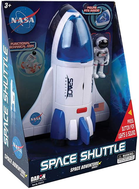 Buy Daron NASA Space Adventure Series: Space Shuttle with Lights, Sounds & Figure, Approx. 9 x 7 ...