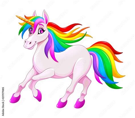 Rainbow Unicorn Ilustraciones Stock, Vectores, Y Clipart, 43% OFF