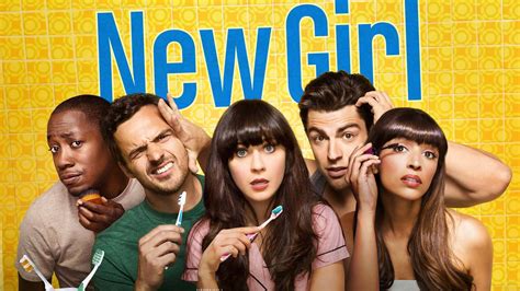 Download Poster Of American Comedy Series New Girl Wallpaper | Wallpapers.com