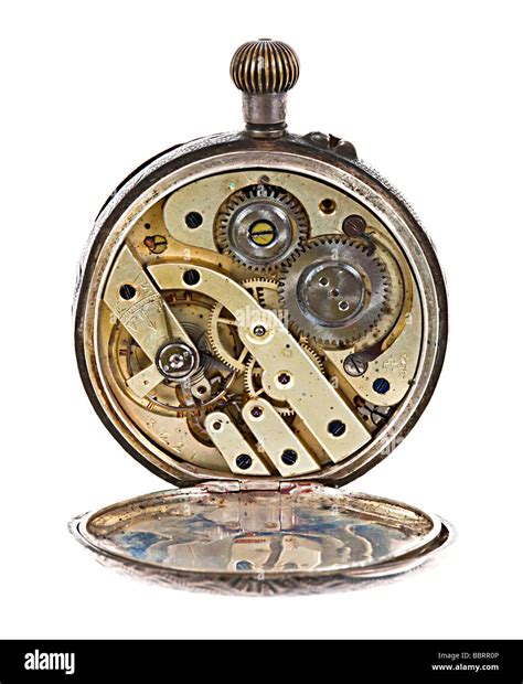 Antique pocket watch movement UK Stock Photo - Alamy