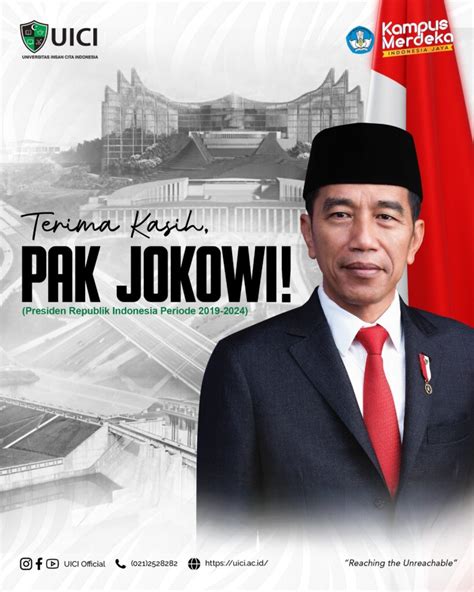 Terima Kasih, Pak Jokowi! Selamat Bertugas, Pak Prabowo! - UICI