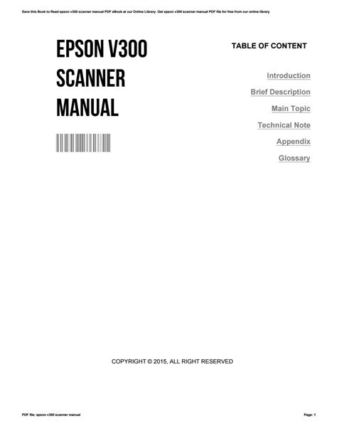 Epson v300 scanner manual by MariaSneed3129 - Issuu