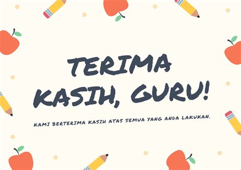 Ucapan Terima Kasih Cikgu Kad Ucapan Word Pdf Adela Hagenes - Riset