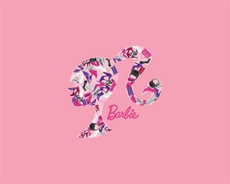 Cute Barbie Logo Wallpaper