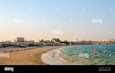 Beautiful beaches in Qatar. Al wakrah beach. Qatar beaches Stock Photo - Alamy