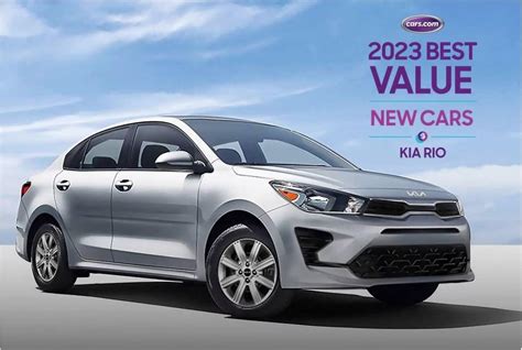 Kia Rio Wins 2023 Best Value Award from Cars.com | Smail Kia