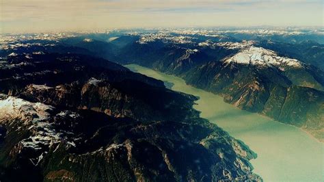 British Columbia mountains from the sky (2) British Columbia, Grand Canyon, Coastline, Carmel ...