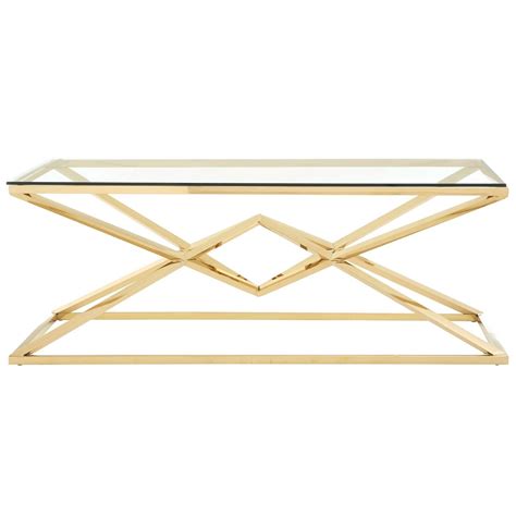 Allure Gold Coffee Table | Contemporary Lounge Furniture