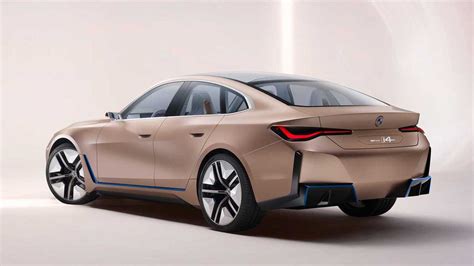 2020 BMW Concept i4 Electric GT Previews 2021 Production Model