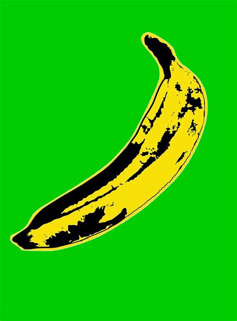 Banana Andy Warhol Digital Art by Kevin Junot