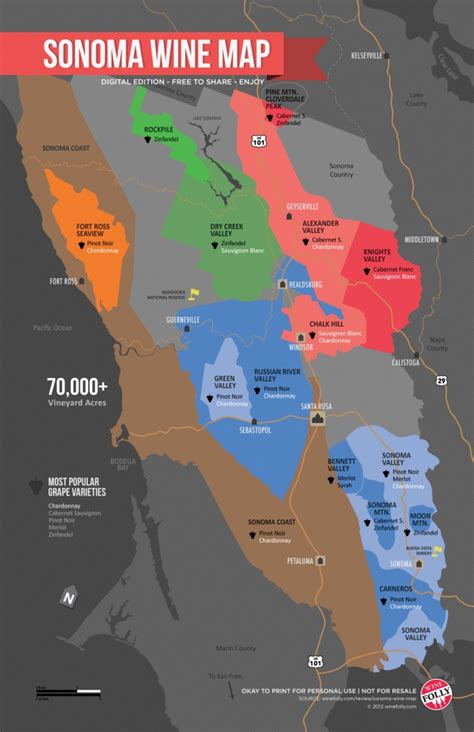 California Wine Regions - California Wine Appellation Map | Printable Maps