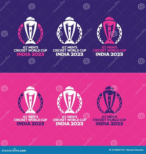 ICC Cricket World Cup Logo Vector Illustration. Editorial Stock Photo - Illustration of logotype ...