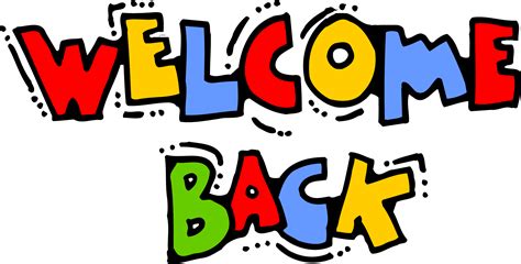 Free Printable Welcome Back Sign | Free download on ClipArtMag