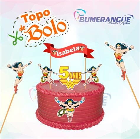 Topo de bolo personalizado - Bumerangue