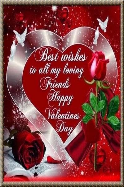 Best Wishes To All My Friends Happy Valentine's Day Pictures, Photos, and Images for Facebook ...