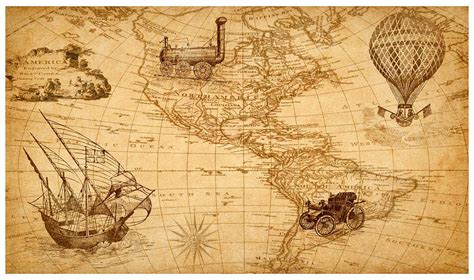 Antique Map of America - Old Cartographic Map - Antique Maps Digital Art by Siva Ganesh - Pixels