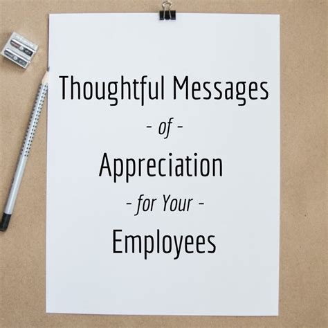 42 Thoughtful Work Appreciation Messages and Notes for Employees - ToughNickel