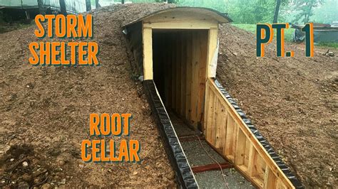 Building a Storm shelter / Root cellar Pt.1 - YouTube