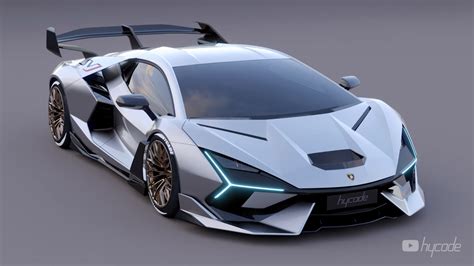 Preview The 2024 Lamborghini Aventador Successor In These Realistic Renders | Carscoops