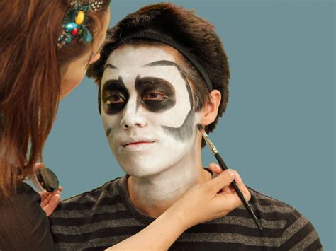 How To Do Skeleton Makeup For Guys | Saubhaya Makeup