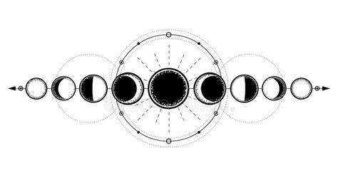 moon phases drawing - Google Search | Sacred geometry, Moon phases drawing, Geometry