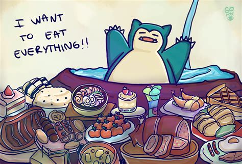 Snorlax by GokkoArts on DeviantArt