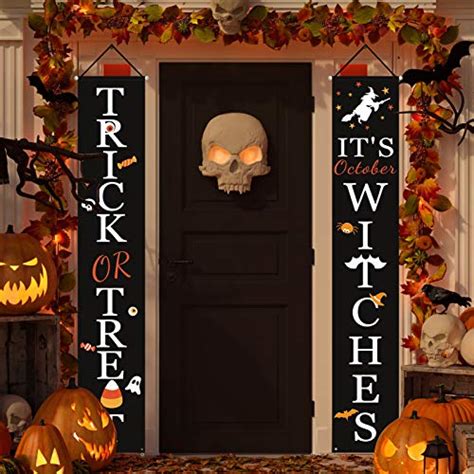 Reviews for Halloween Decorations Outdoor | Trick or Treat & It's October Witches Halloween ...