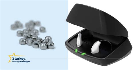 Comparing rechargeable vs disposable hearing aid batteries.