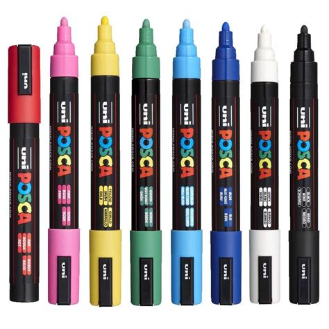 POSCA Acrylic Paint Markers, PC-5M Medium – MC Art Supplies