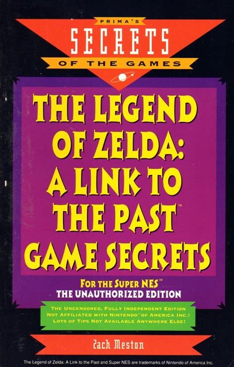 Legend Of Zelda: A Link to the Past Game Secrets - Prima Games - Retromags Community