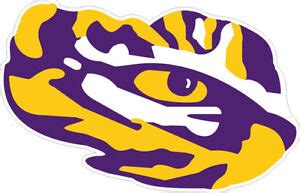 LSU Tiger Eye Large Decal | eBay