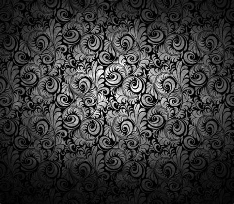 Elegant Black & Silver Floral Background JPG - WeLoveSoLo