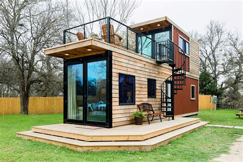 Two Story Shipping Container Tiny Home | Helm by CargoHome | Country Froot