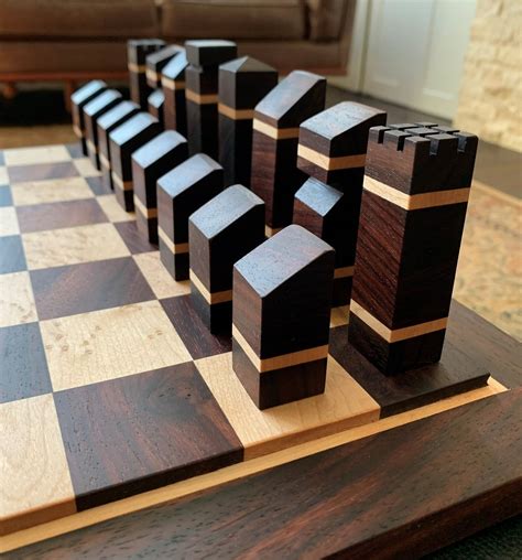 Diy Modern Chess Set