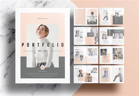 Interior Design Portfolio Template Indesign | Cabinets Matttroy