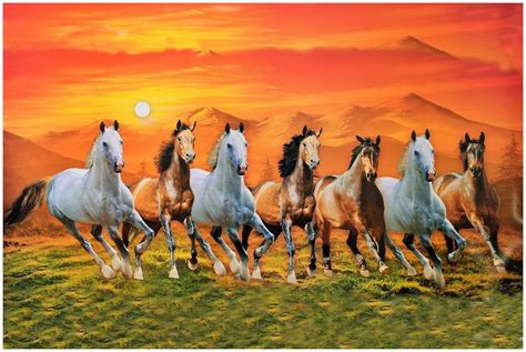 Running White Horses