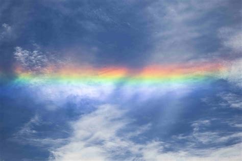 What Causes Rainbow-Colored Clouds in the Sky?