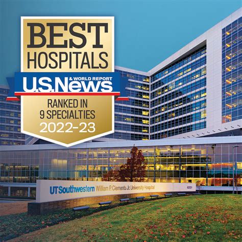 UT Southwestern No. 1 hospital in Dallas-Fort Worth, Best Hospital rankings show: Newsroom - UT ...