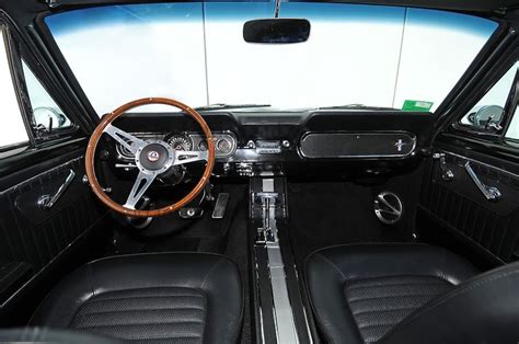 1965 Ford Mustang with Black Leather Seats