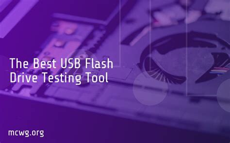 The Best USB Flash Drive Testing Tool