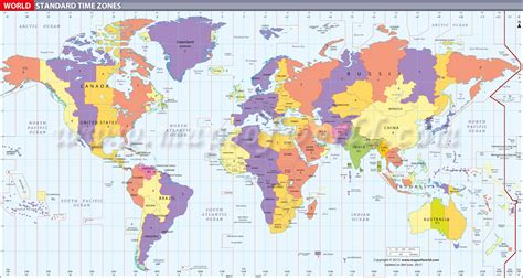 +22 World Map Time Zones Images – World Map Blank Printable