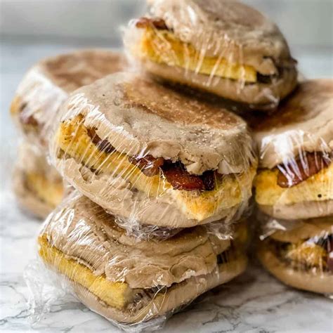 Frozen Breakfast Sandwiches - Organize Yourself Skinny