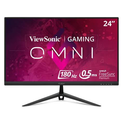 ViewSonic OMNI VX2428 24 Inch Gaming Monitor 180hz 0.5ms 1080p IPS with FreeSync Premium ...