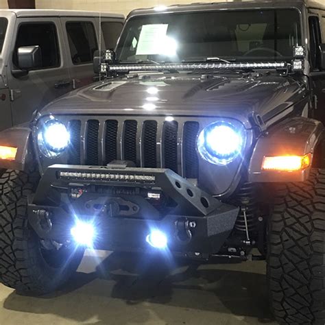 2018-2019 Jeep Wrangler JL 9" Quake LED HD Headlights / 4" HD Fog Ligh – Darkside Motoring