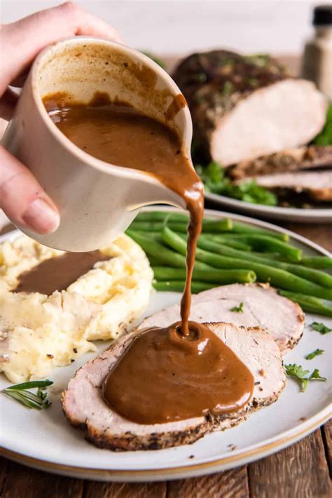 Pork Loin Roast with Gravy | Valerie's Kitchen