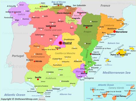 Spain Map | Detailed Maps of Spain