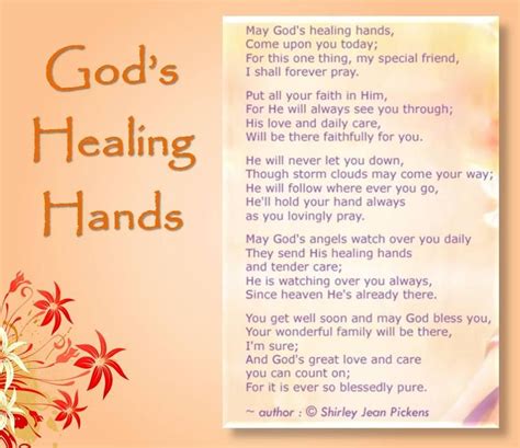 Healing Messages For My Uncle - May God's healing hand touch you. | Prayers for healing ...