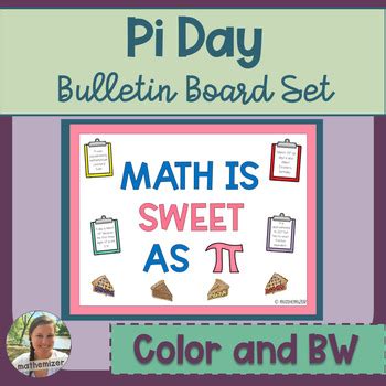 Pi Day Bulletin Board Set by Mathemizer | TPT