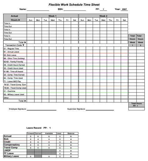 Excel Shift Schedule Template