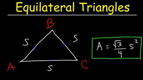 Formulas For Equilateral Triangles